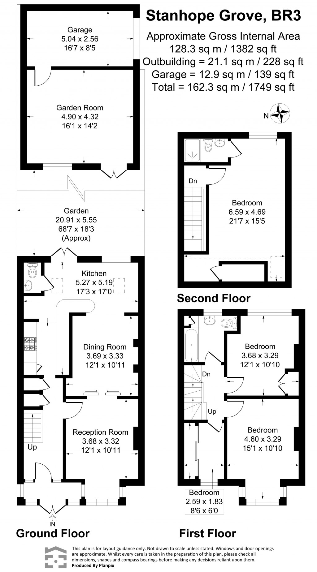 Floorplans For Stanhope Grove, Beckenham