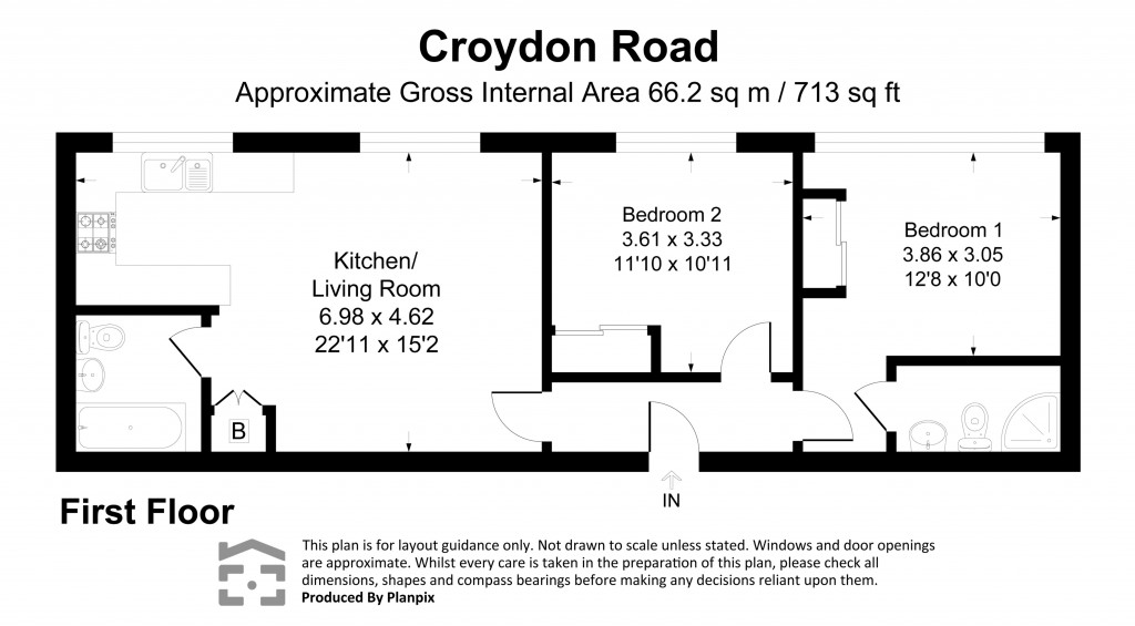 Floorplans For Croydon Road, 160 Croydon Road, Beckenham