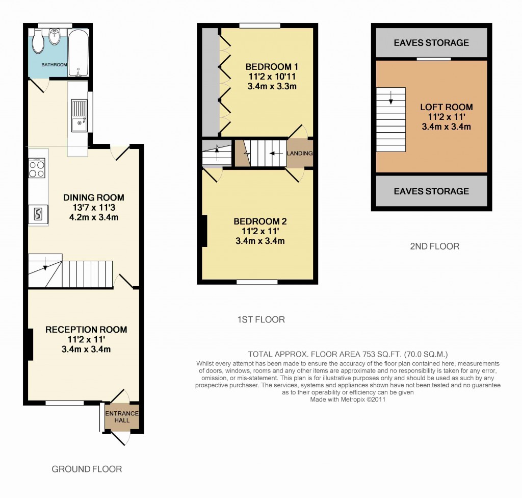Floorplans For Eden Road, Beckenham