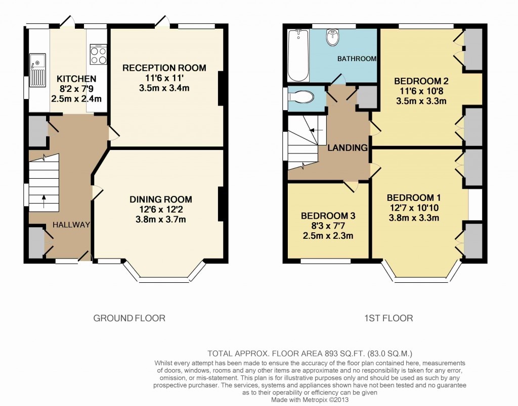 Floorplans For Sydenham Park Road, London