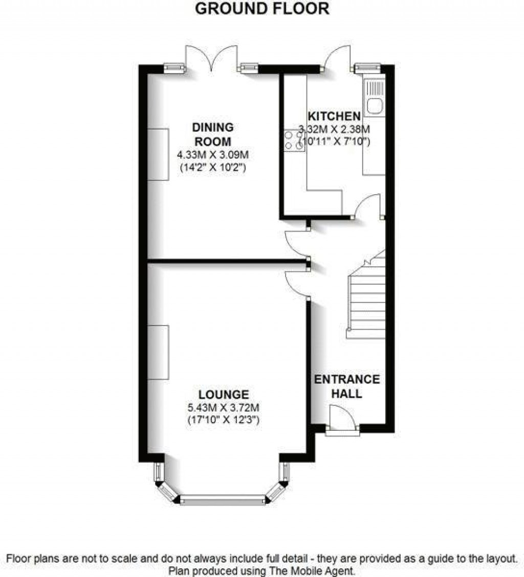 Floorplans For Upper Elmers End Road, Beckenham