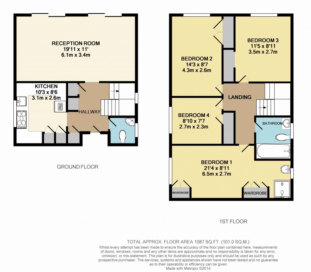 Floorplans For Shaftesbury Court, Regency Walk, Croydon