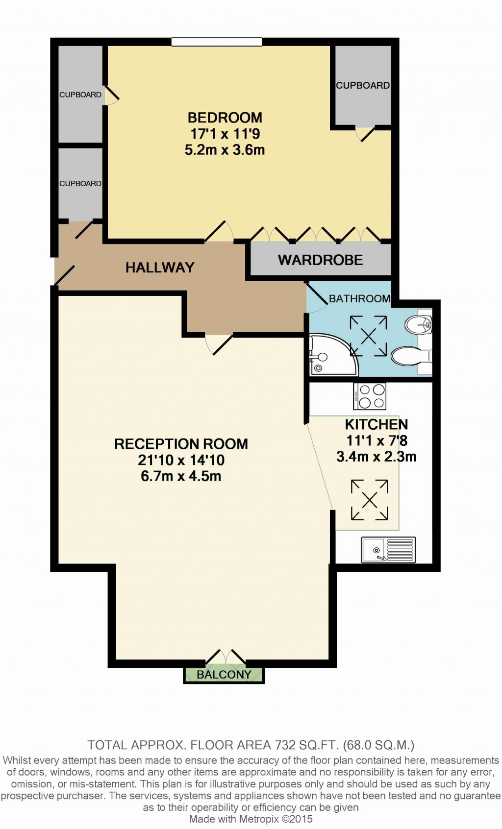 Floorplans For Buckingham Apartments, 173 Elmers End Road, Beckenham