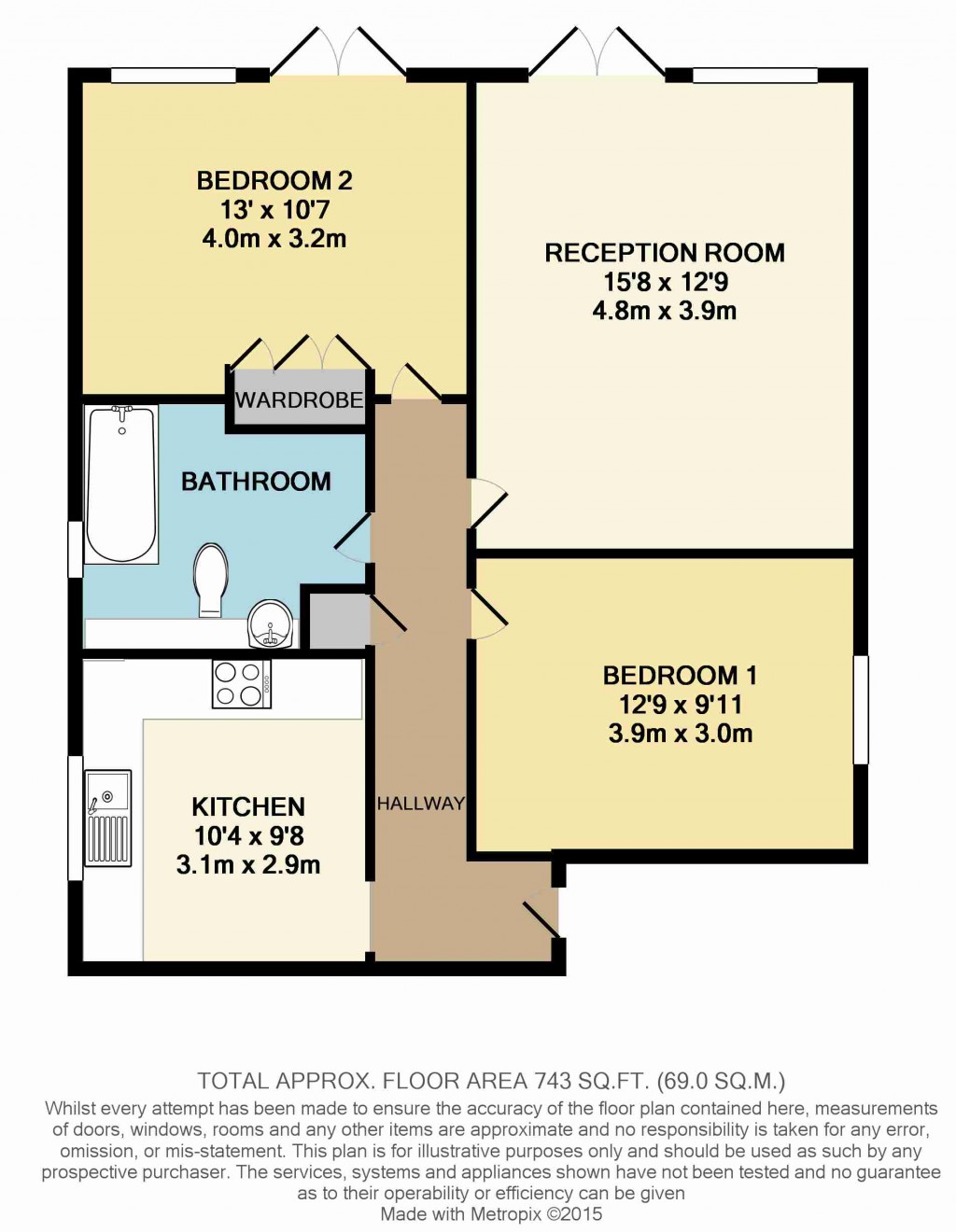 Floorplans For Stanley Apartments, 49 Stanley Road, Bromley