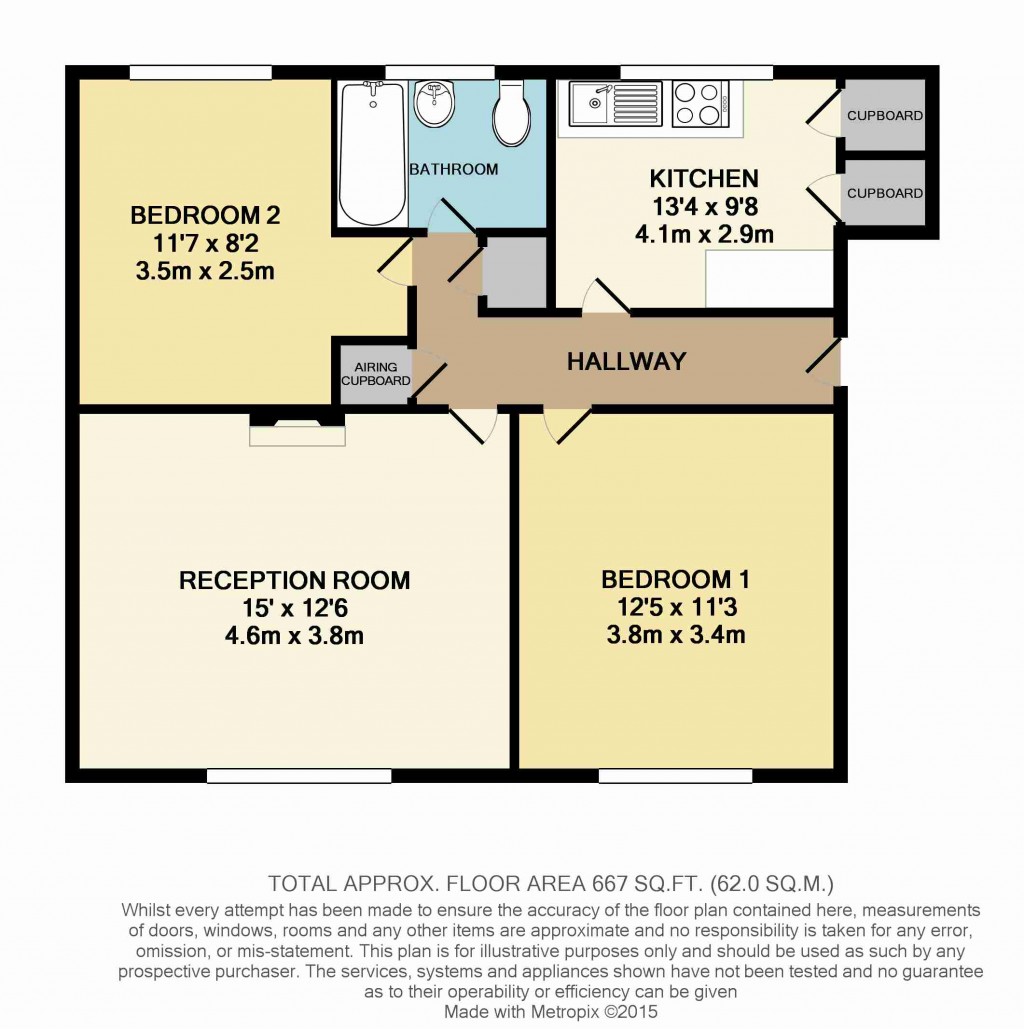 Floorplans For Berney House, Upper Elmers End Road, Beckenham