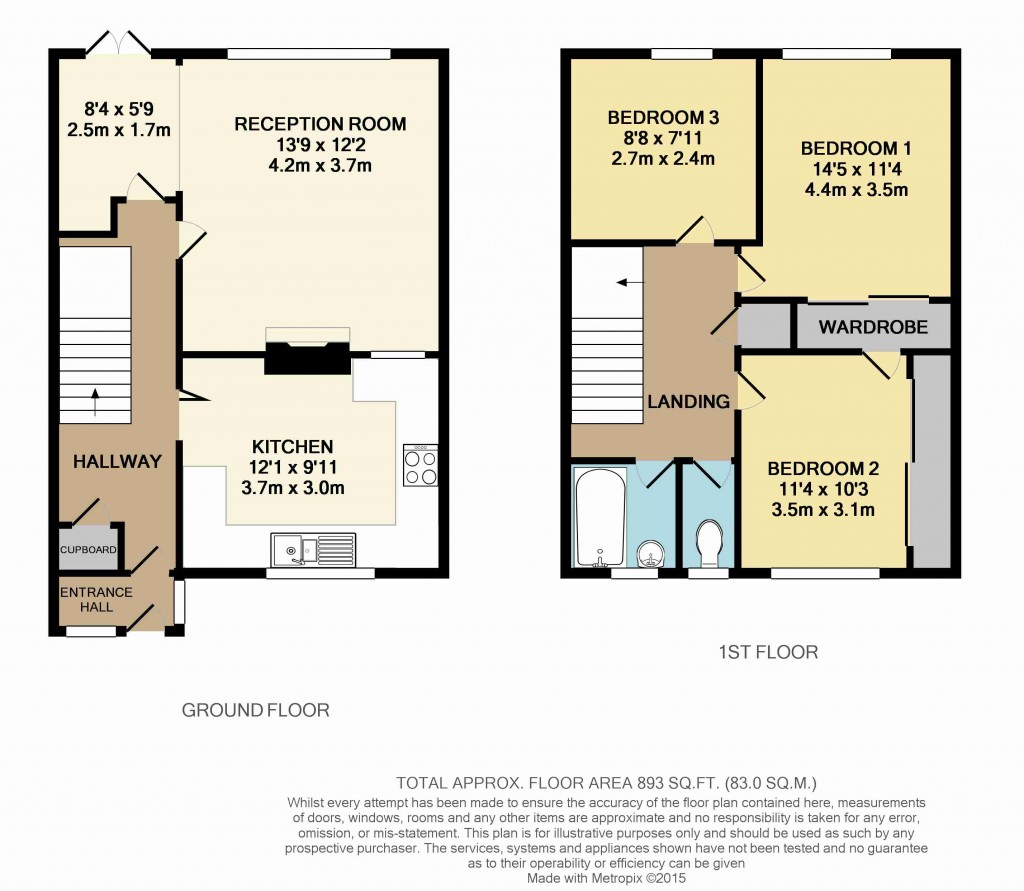 Floorplans For Bracken Avenue, Croydon
