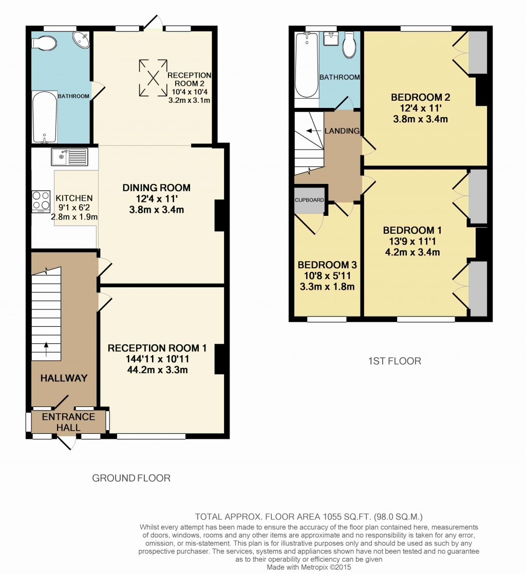 Floorplans For Clock House Road, Beckenham
