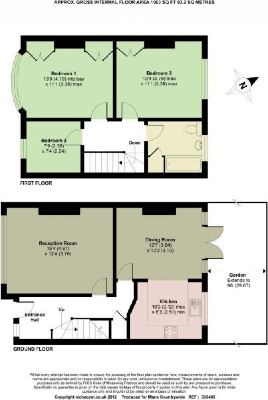 Floorplans For Eden Park Avenue, Beckenham