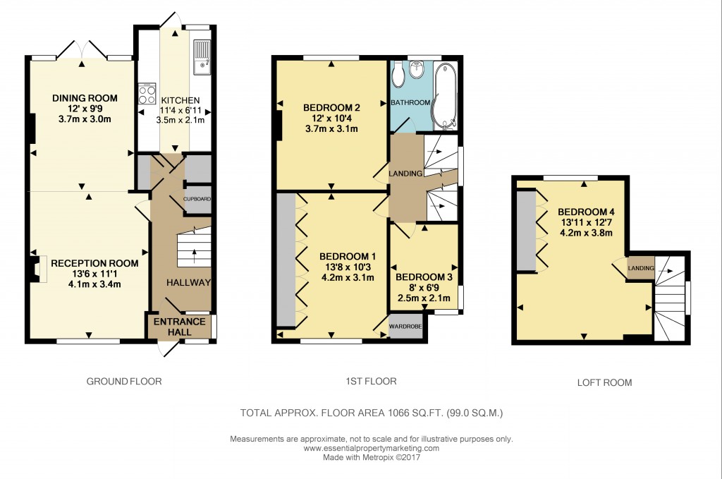 Floorplans For Aviemore Way, Beckenham