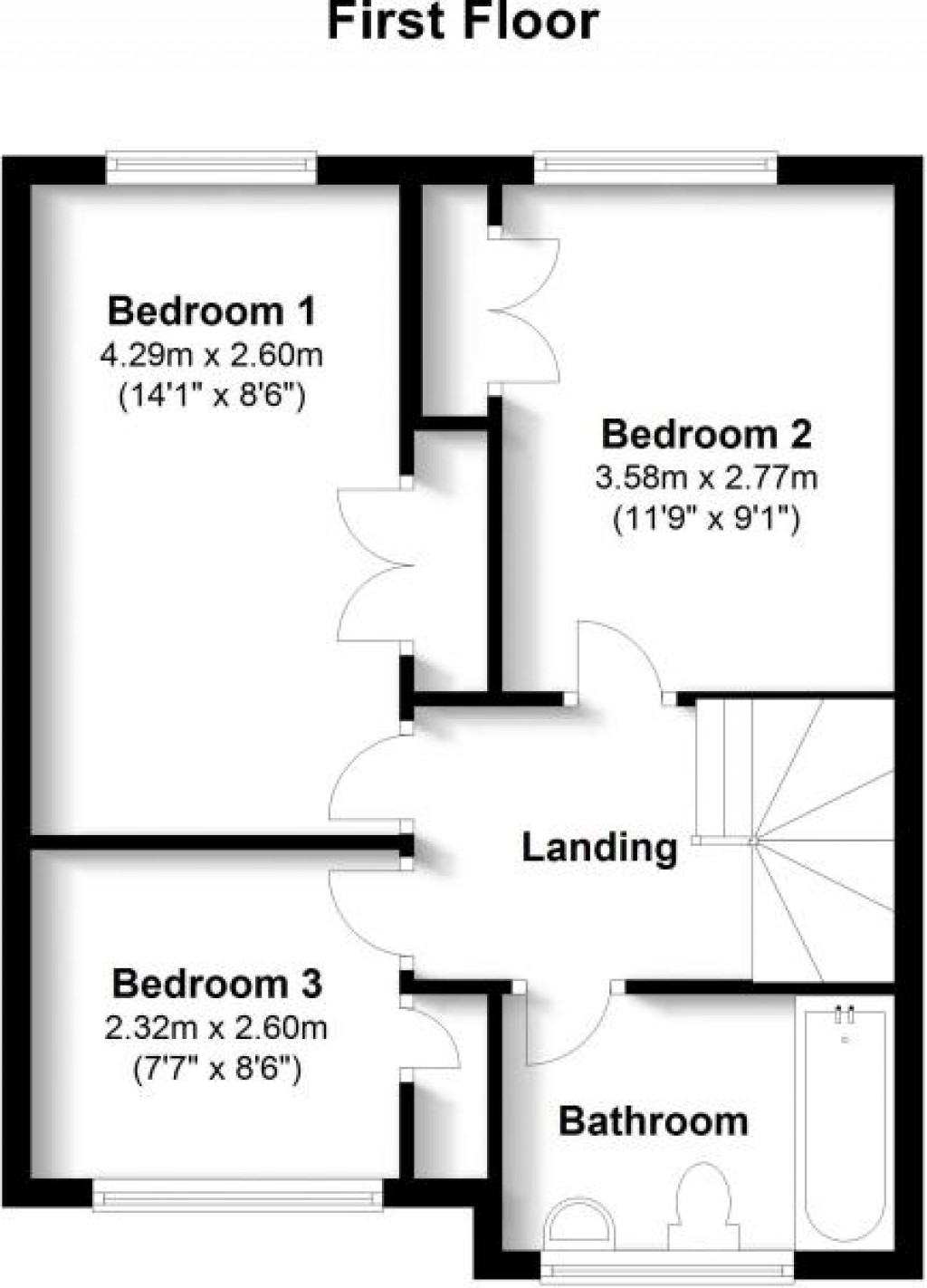 Floorplans For Lyall Court, Regency Walk, Croydon