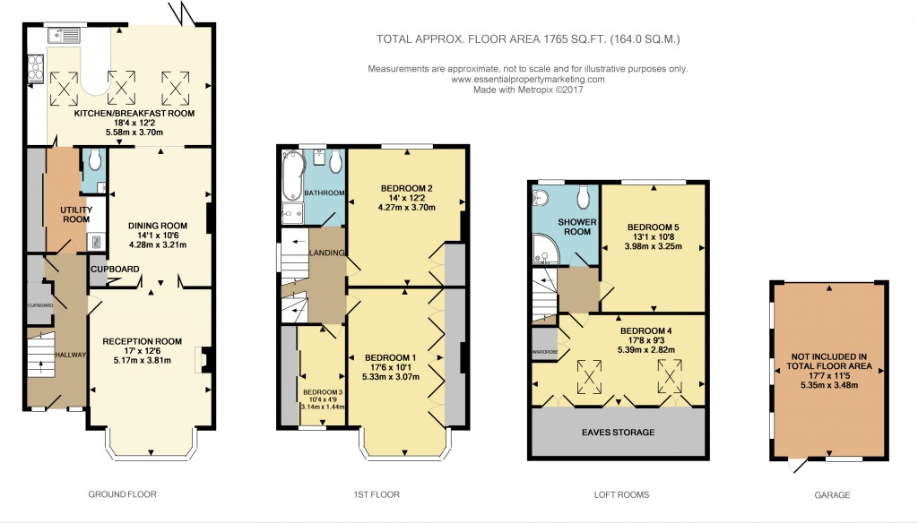 Floorplans For Upper Elmers End Road, Beckenham