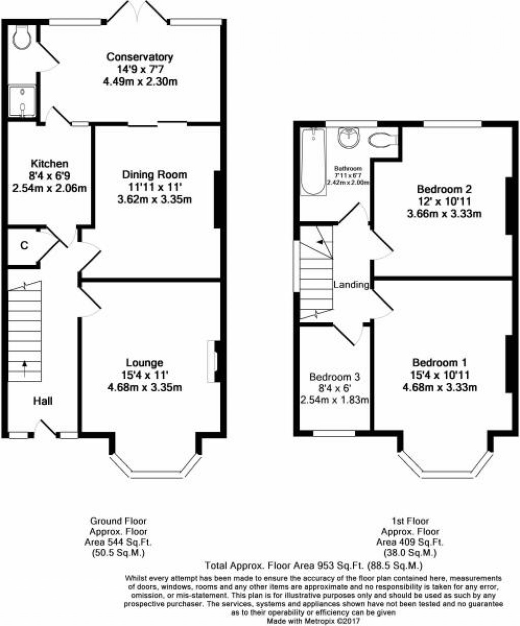 Floorplans For Stanhope Grove, Beckenham