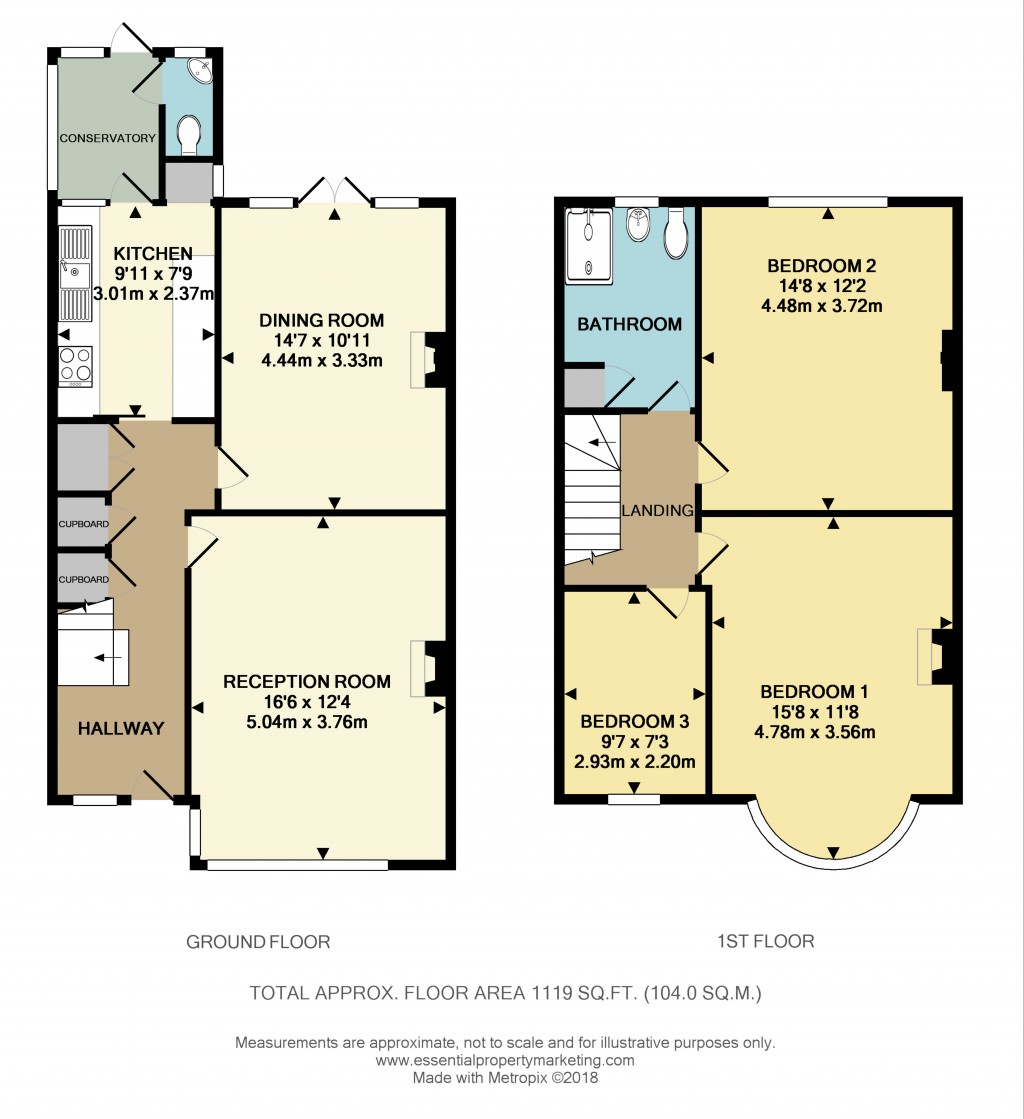 Floorplans For Eden Way, Beckenham