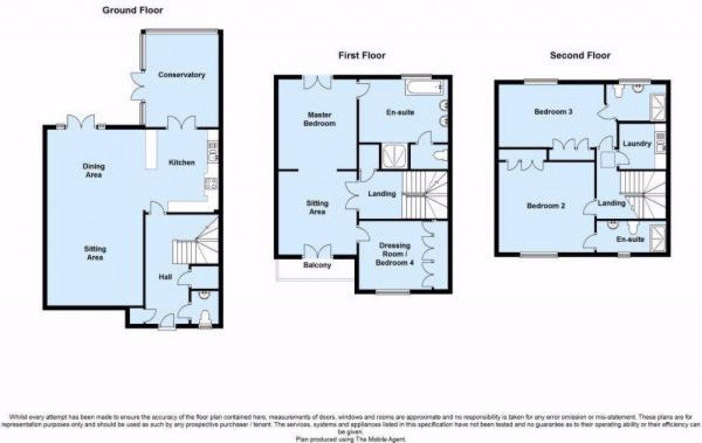 Floorplans For Waterside Avenue, Beckenham