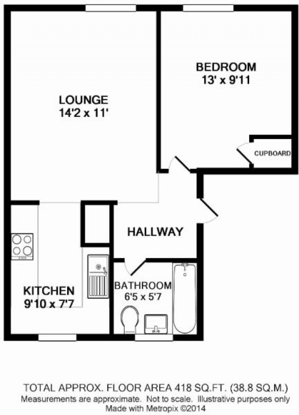 Floorplans For Hildenborough House, Bethersden Close, Beckenham