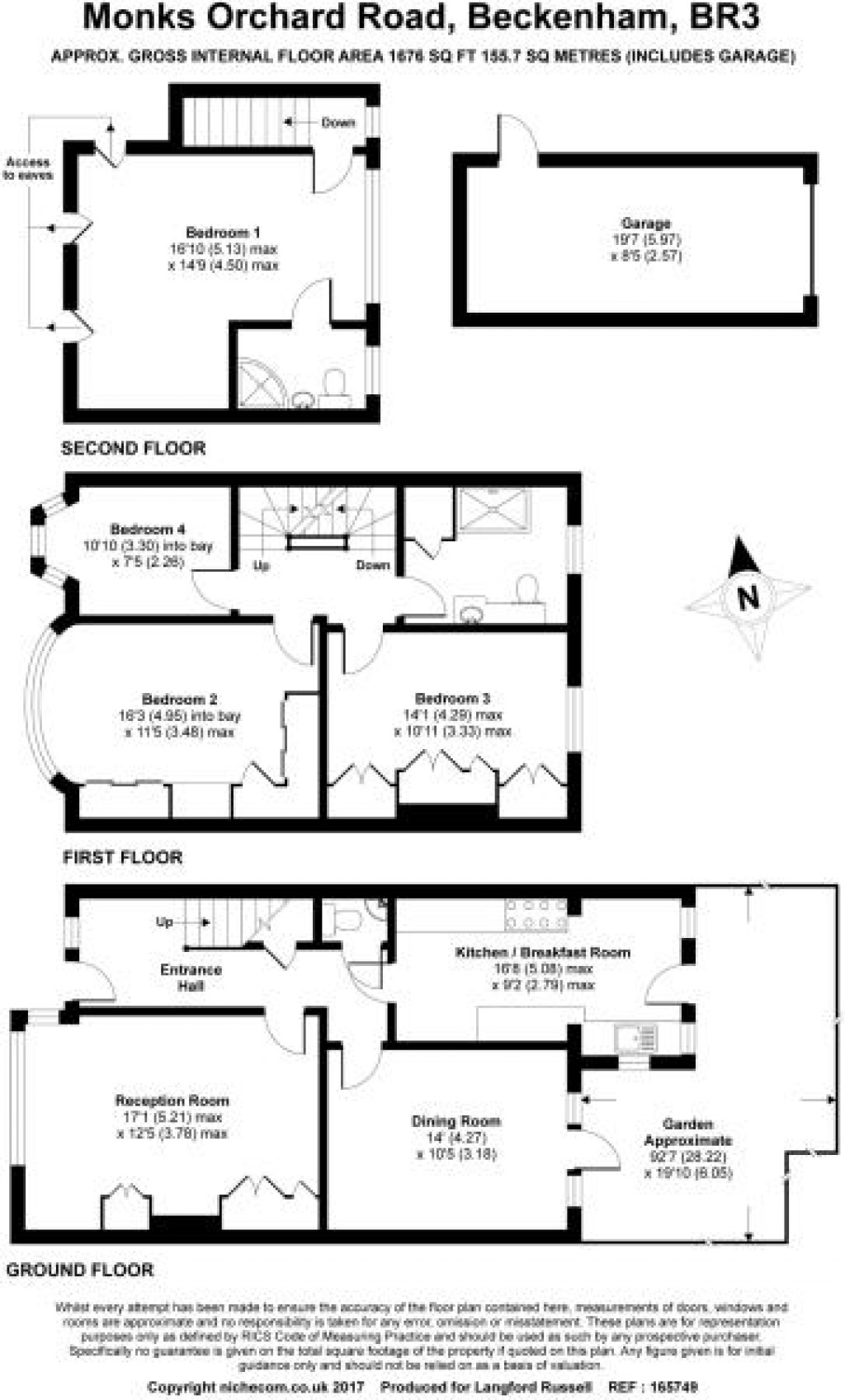 Floorplans For Monks Orchard Road, Beckenham