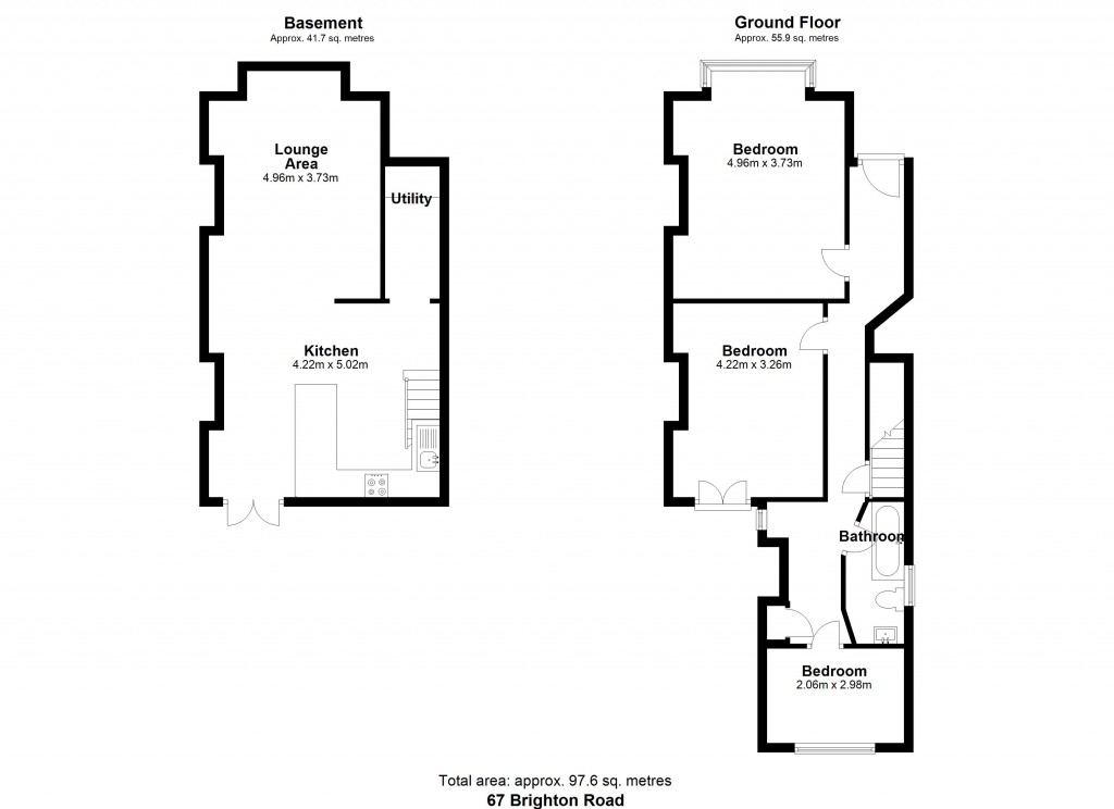 Floorplans For Brighton Road, South Croydon