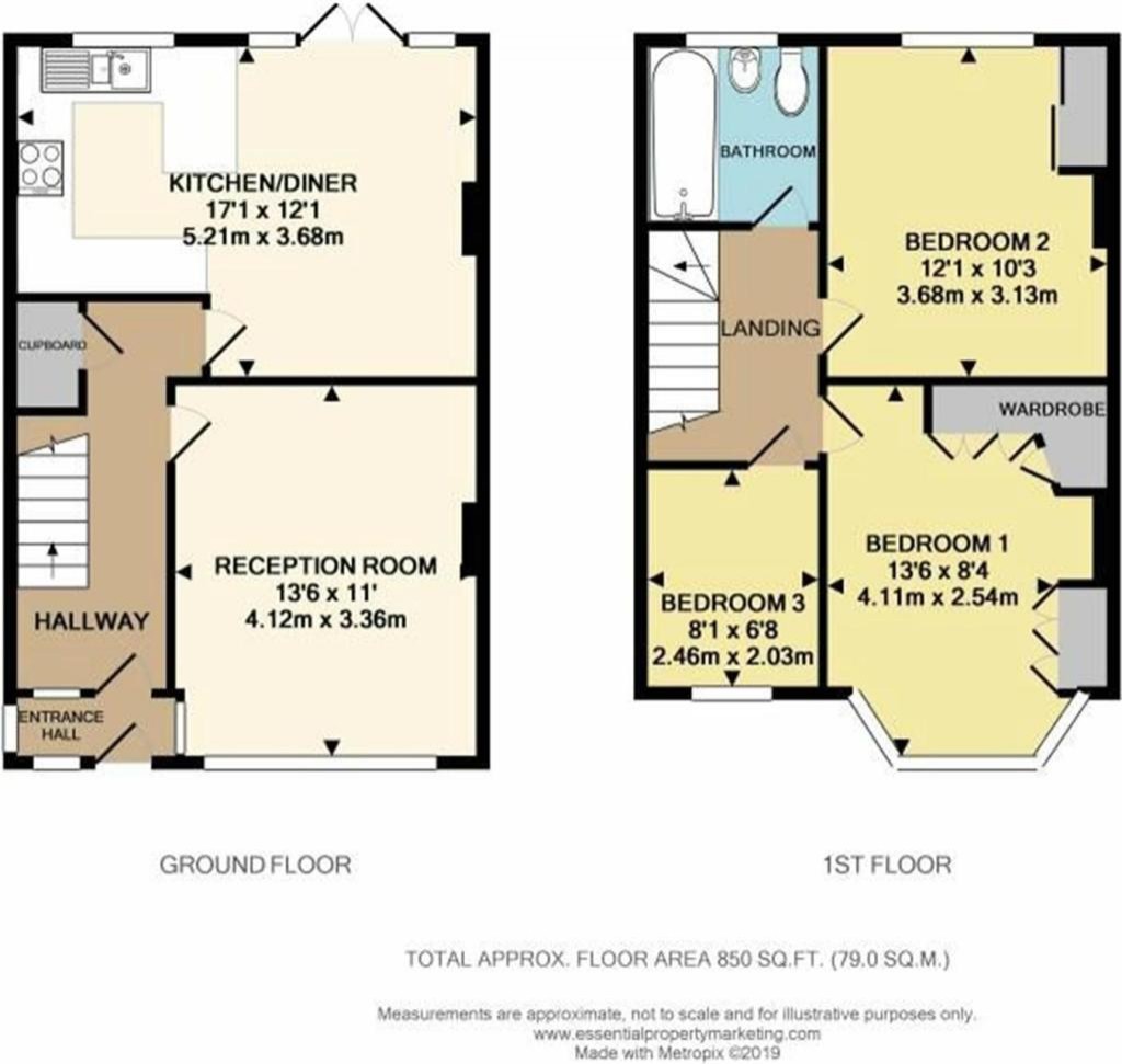 Floorplans For Aviemore Way, Beckenham