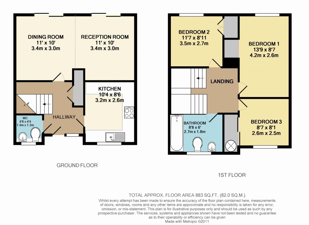 Floorplans For Latimer Court, Kempton Walk, Croydon