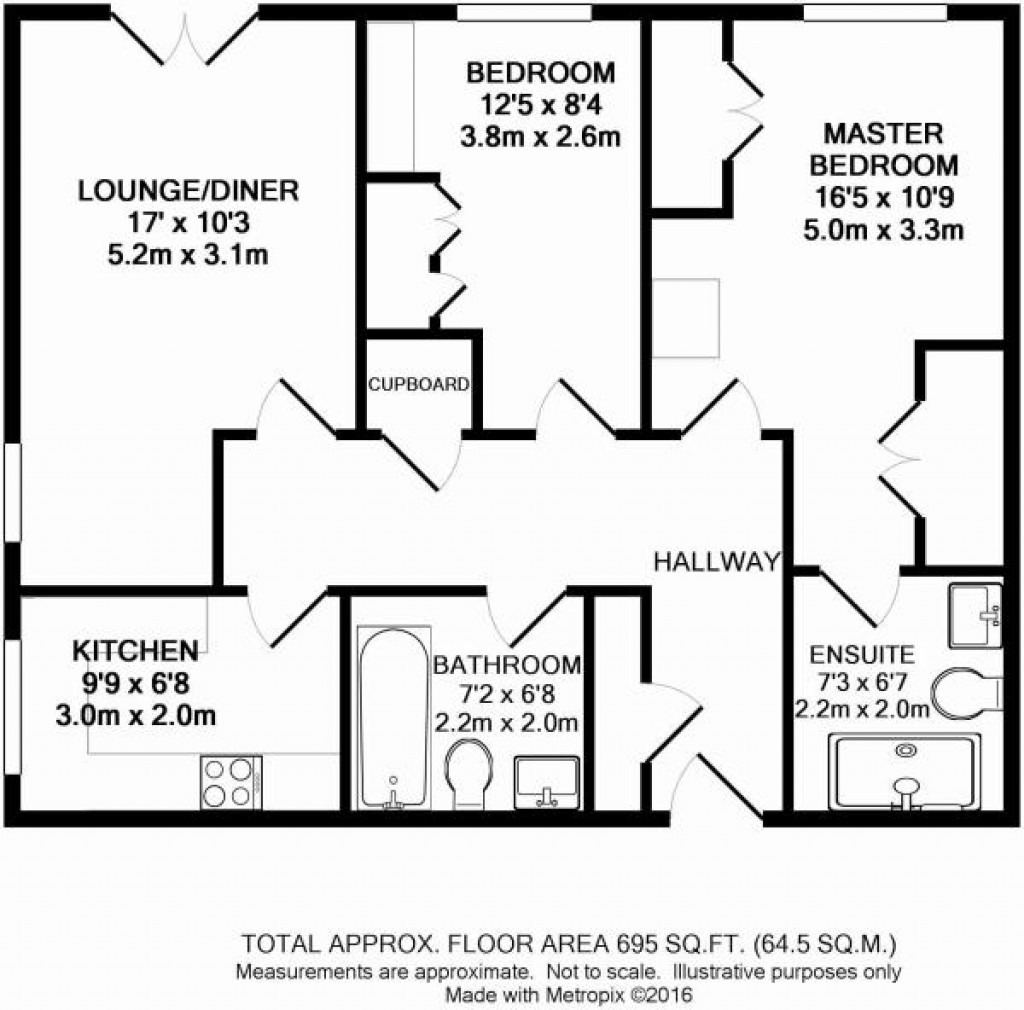 Floorplans For Mayfield Court, 56 Westmoreland Road, Bromley