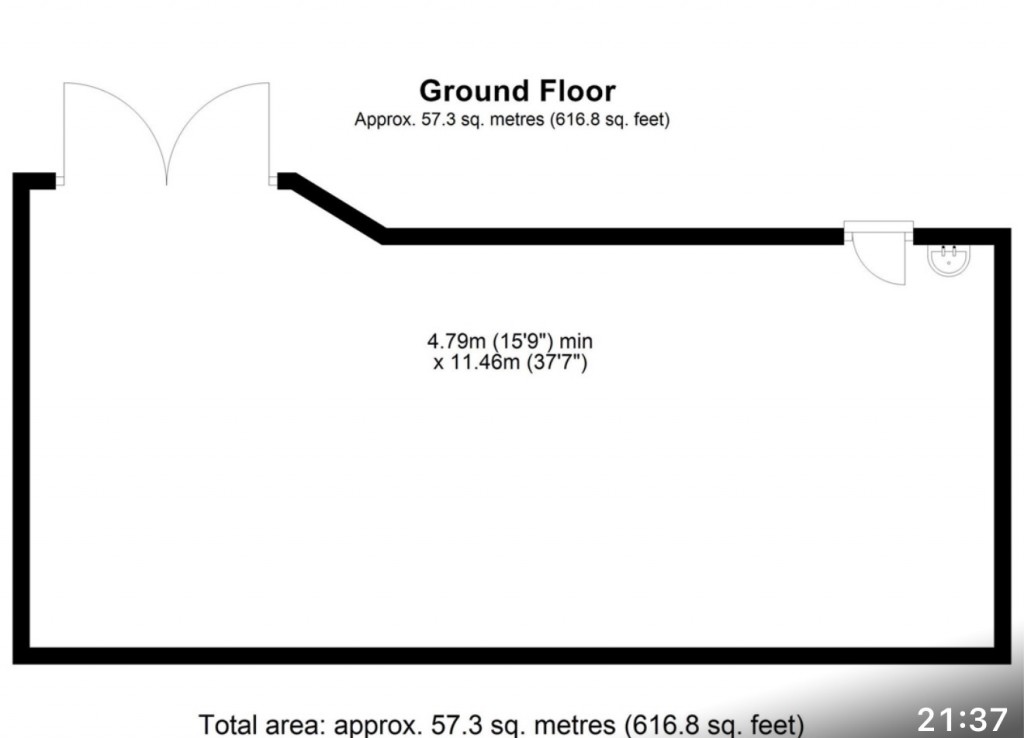 Floorplans For Unit 5 23b High Street, Chislehurst