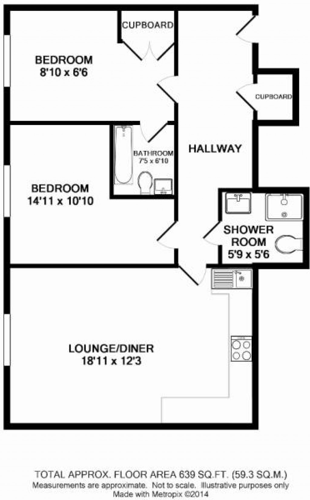 Floorplans For Lait House, 1 Albemarle Road, Beckenham