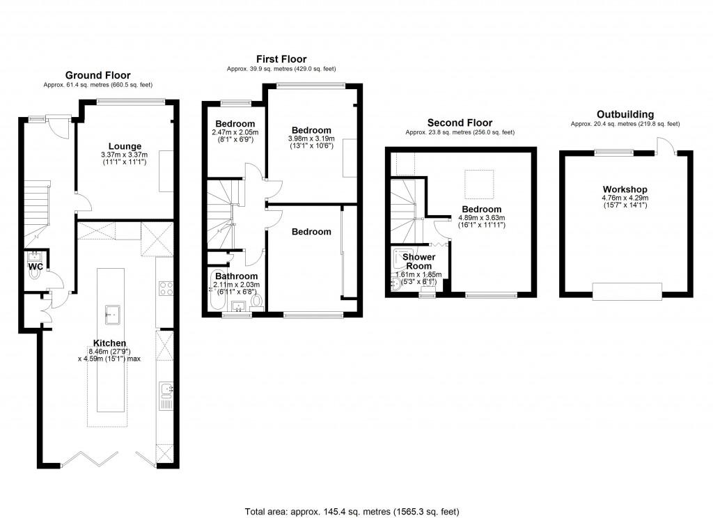 Floorplans For Aviemore Way, Beckenham