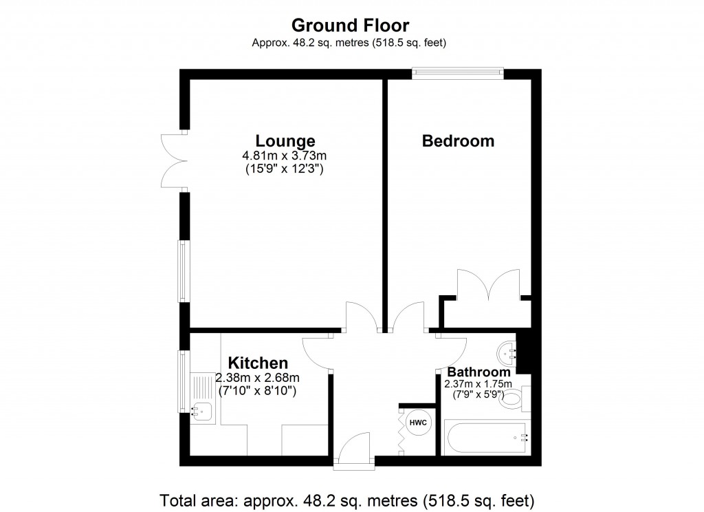 Floorplans For Barton Court, 12 Shortlands Grove, Bromley