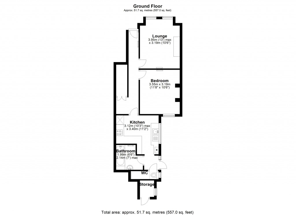 Floorplans For Blandford Road, Beckenham