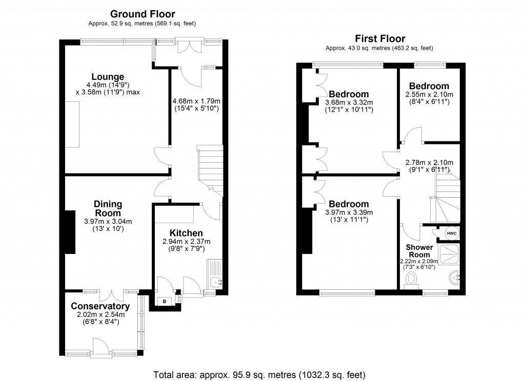 Floorplans For Lloyds Way, Beckenham