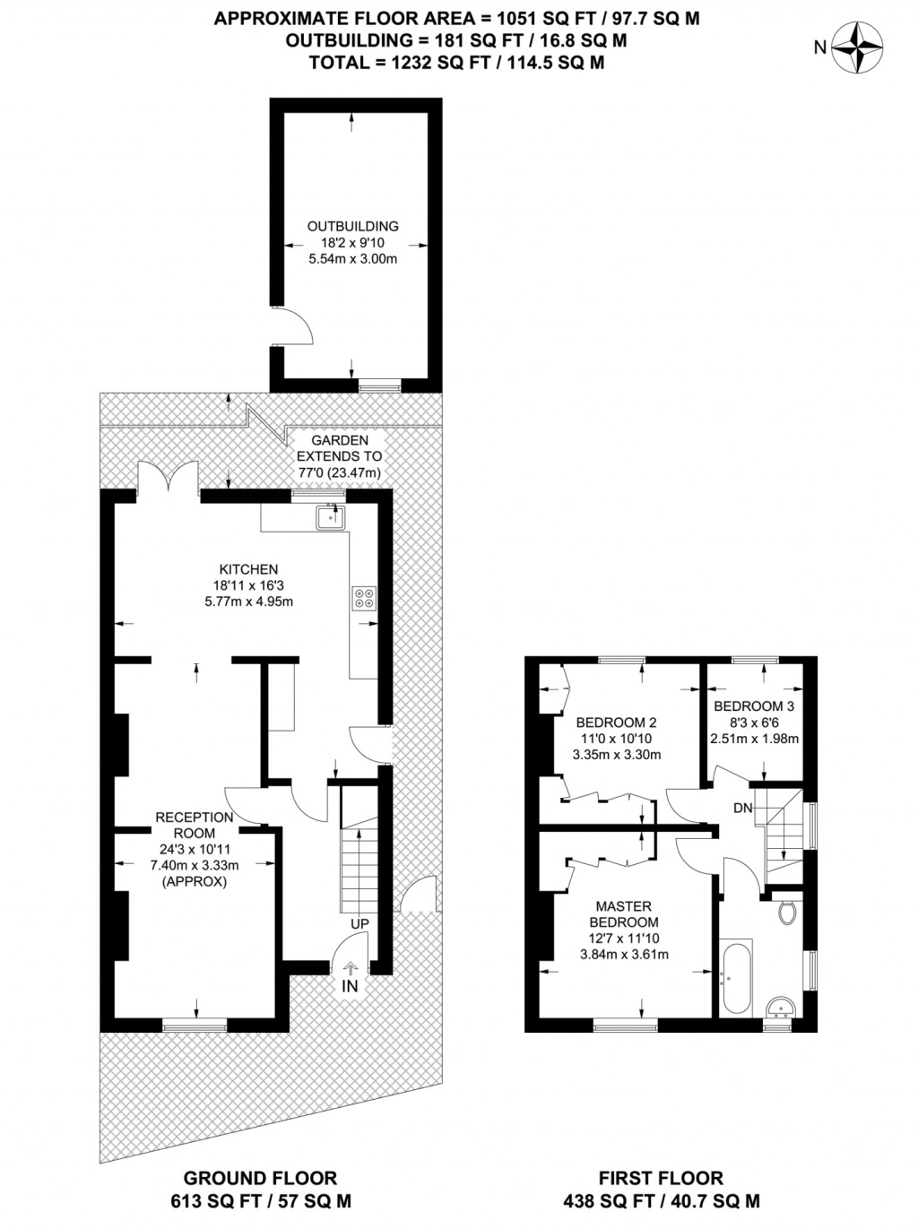 Floorplans For Haddington Road, Bromley