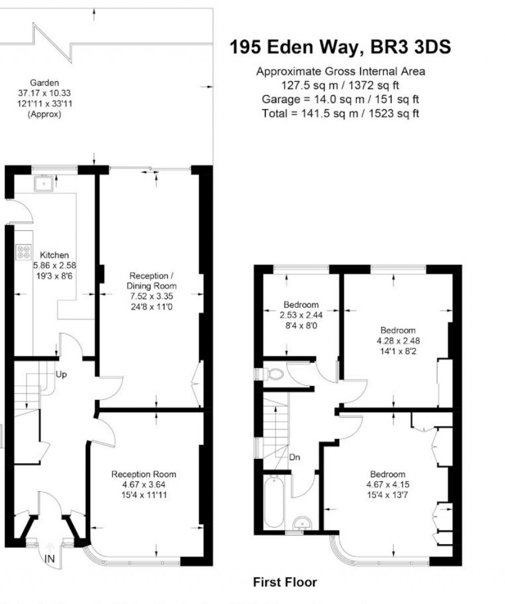 Floorplans For Eden Way, Beckenham