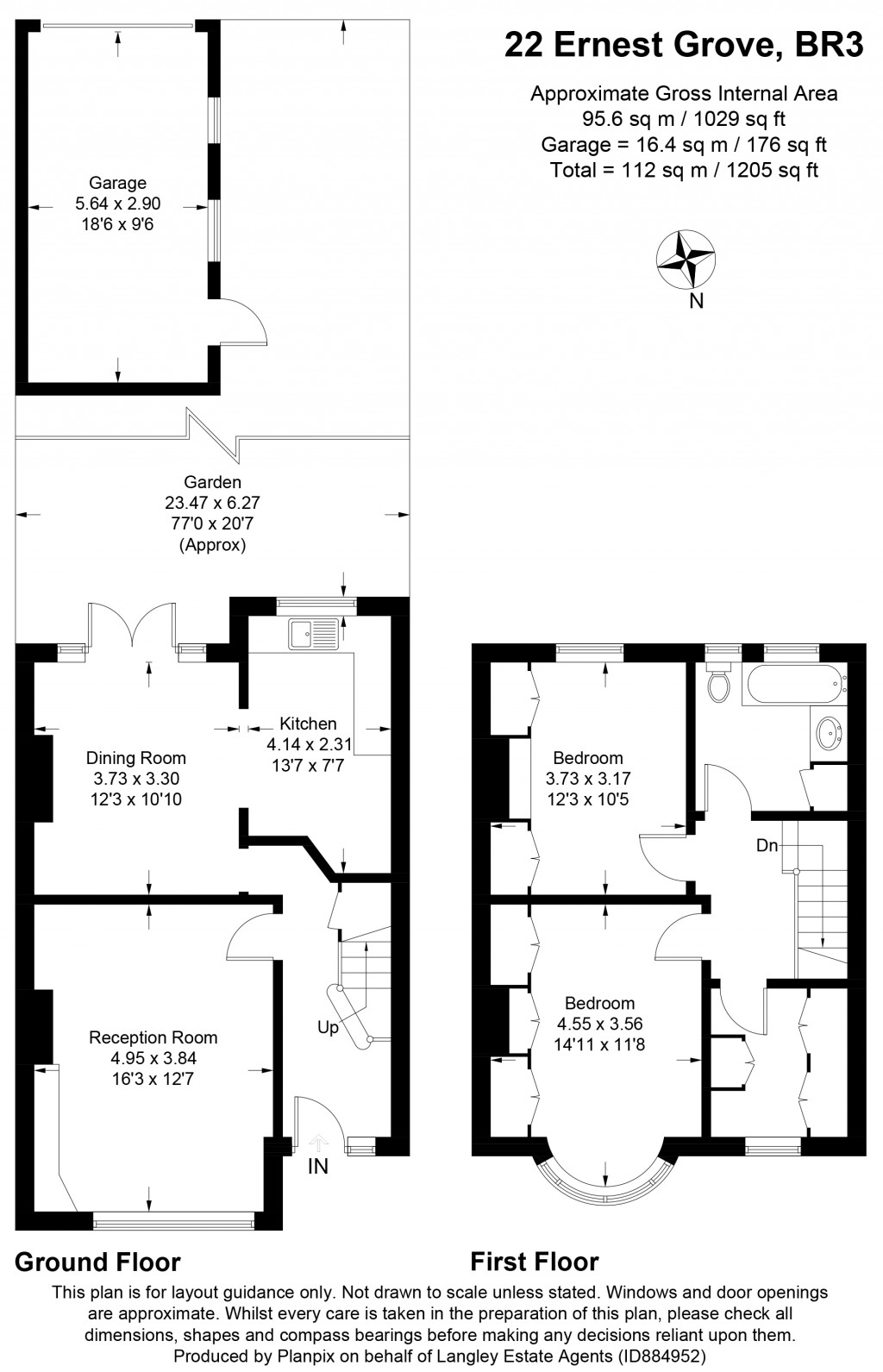 Floorplans For Ernest Grove, Beckenham