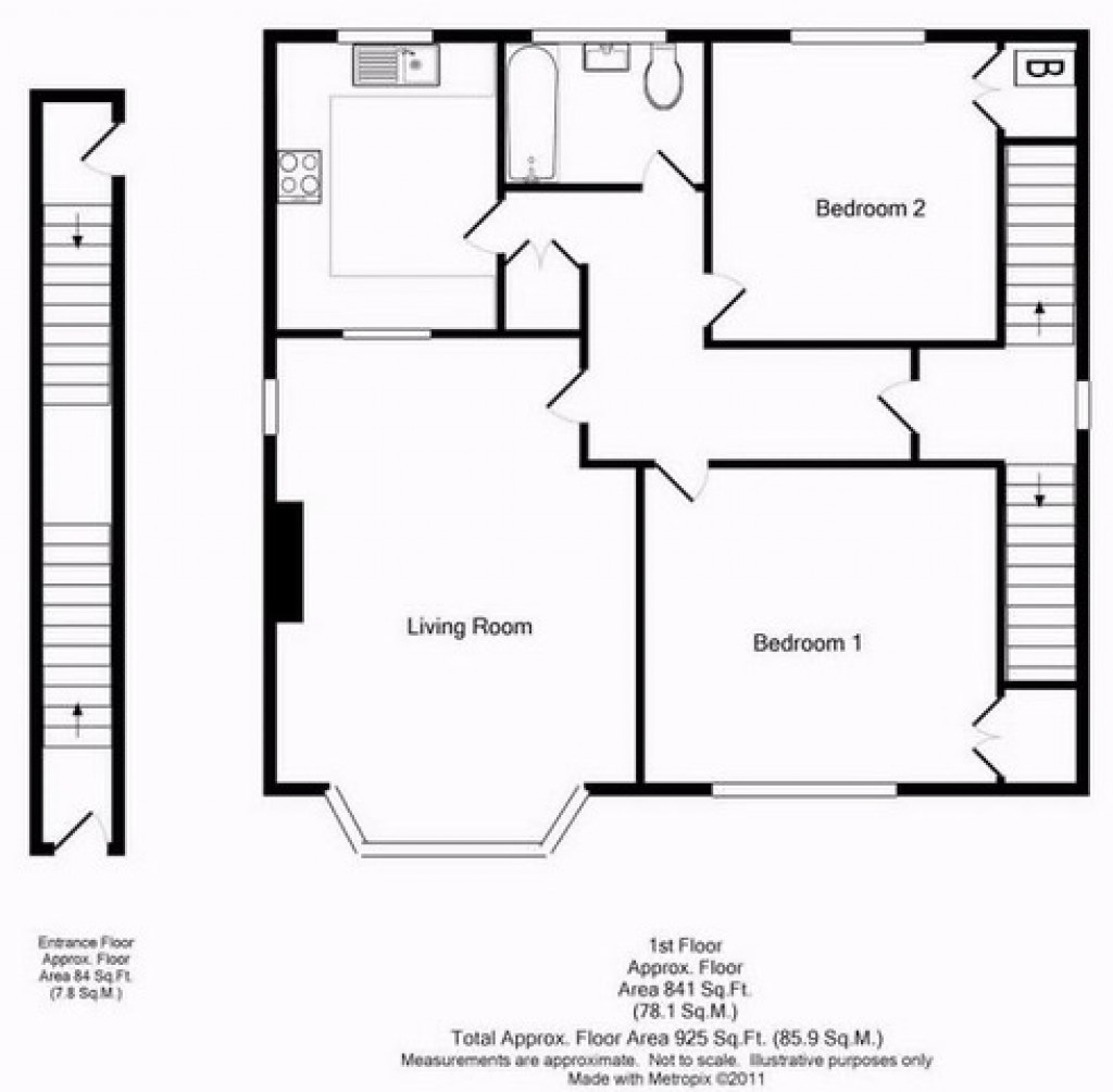 Floorplans For Croydon Road, West Wickham