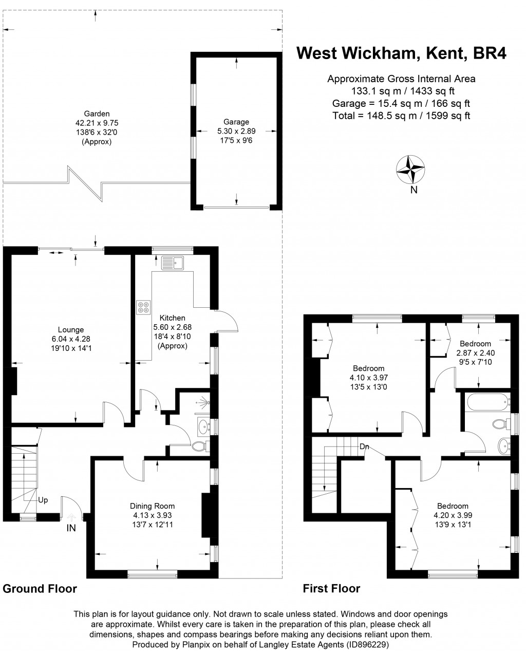 Floorplans For Highfield Drive, West Wickham