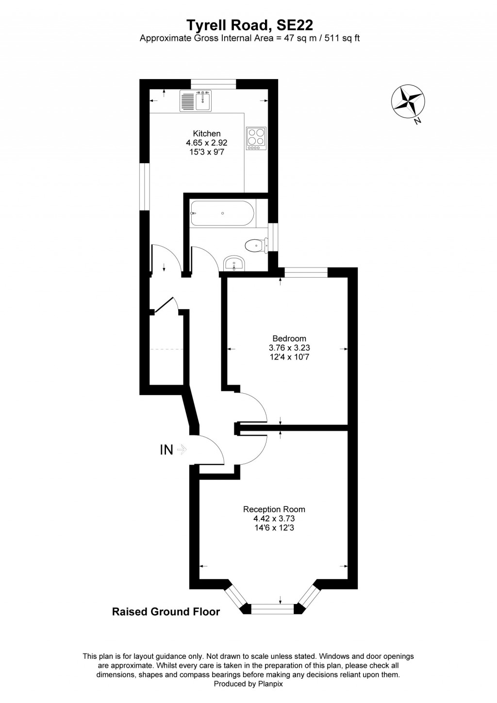 Floorplans For Tyrrell Road, London