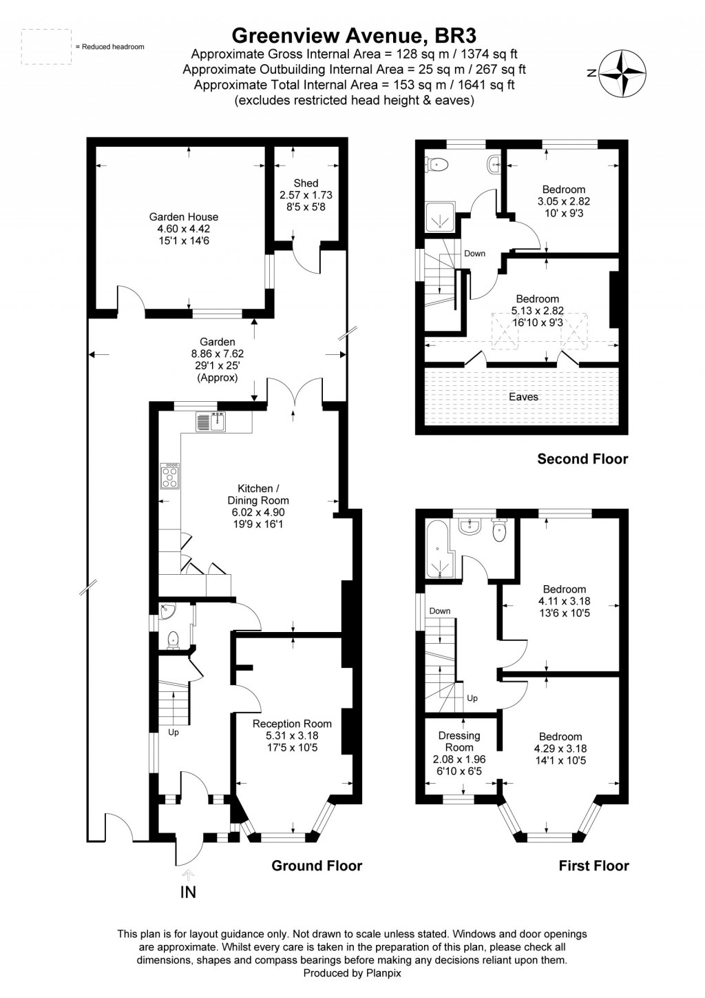 Floorplans For Greenview Avenue, Beckenham