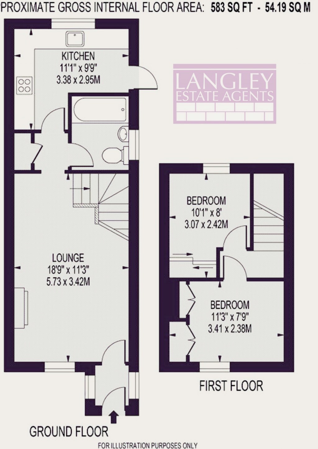 Floorplans For Eden Road, Beckenham