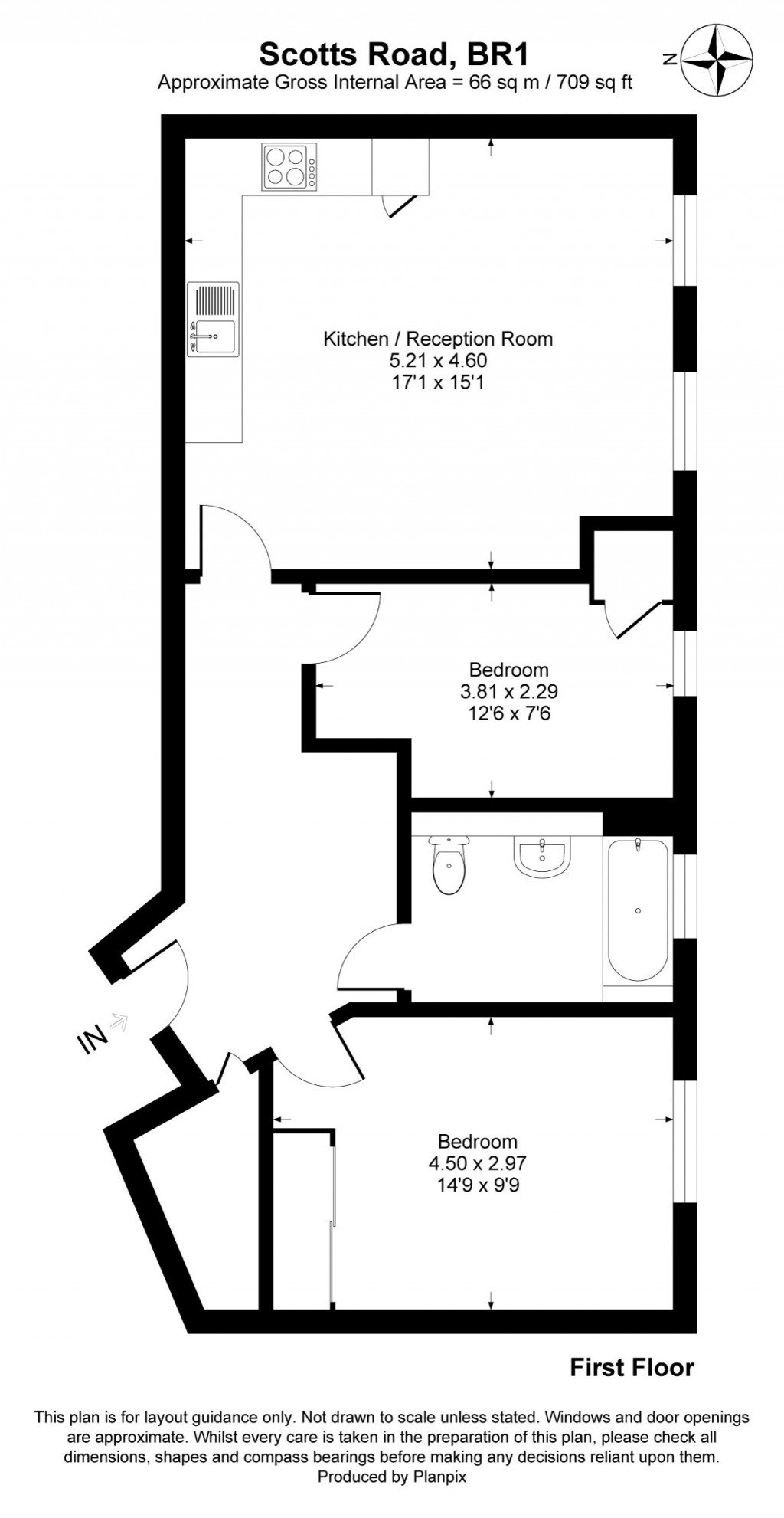 Floorplans For Scotts Road, 34 Scotts Road, Bromley