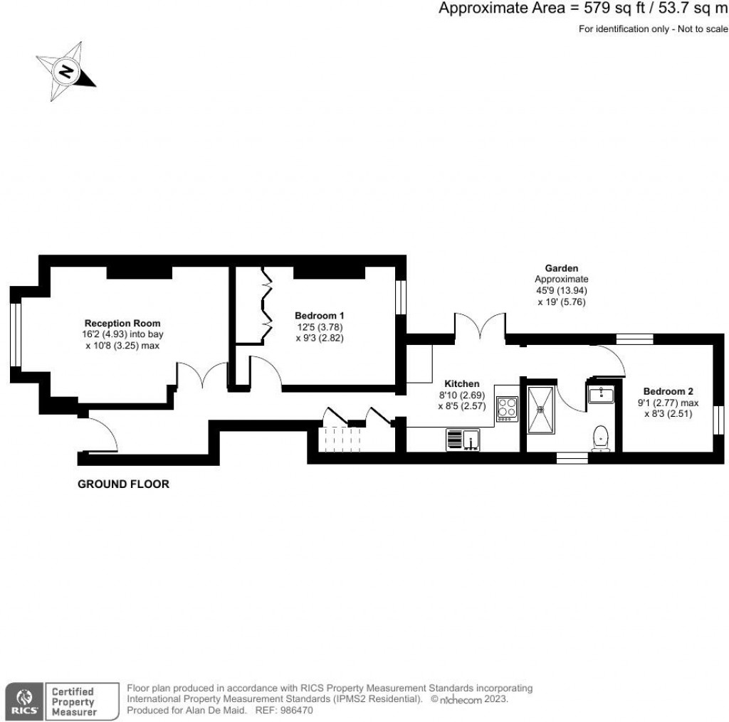Floorplans For Ravenscroft Road, Beckenham