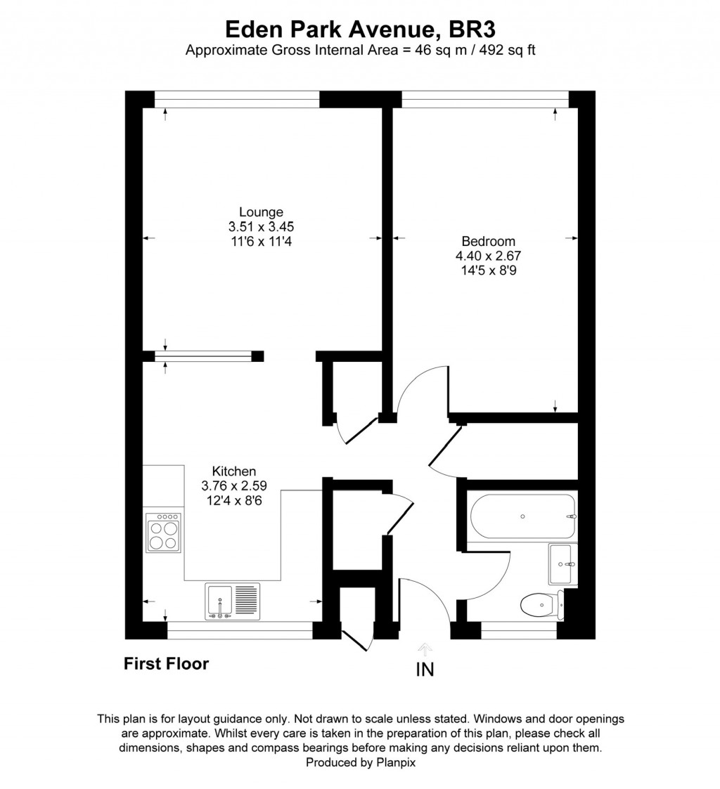 Floorplans For Eden Park Avenue, Beckenham