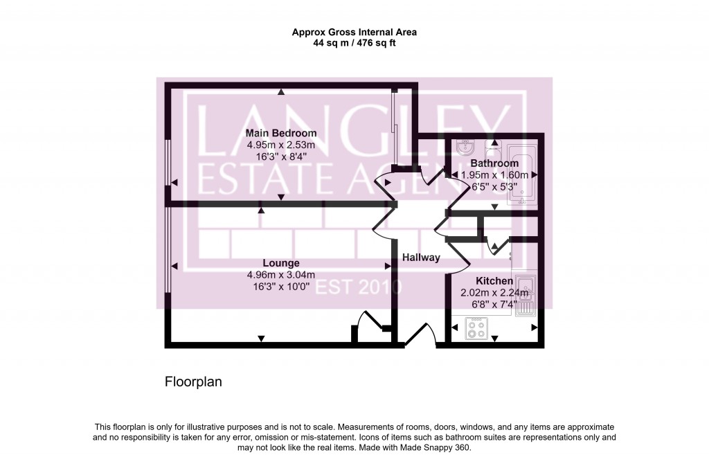 Floorplans For Ashburnham Court, 4 Perth Road, Beckenham