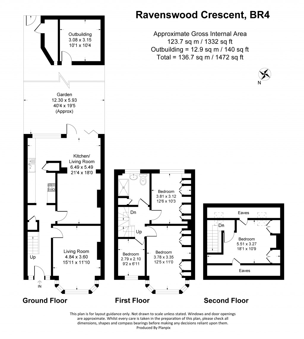 Floorplans For Ravenswood Crescent, West Wickham