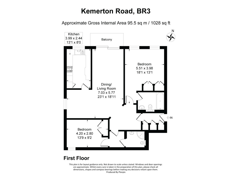 Floorplans For Banner, 6 Kemerton Road, Beckenham