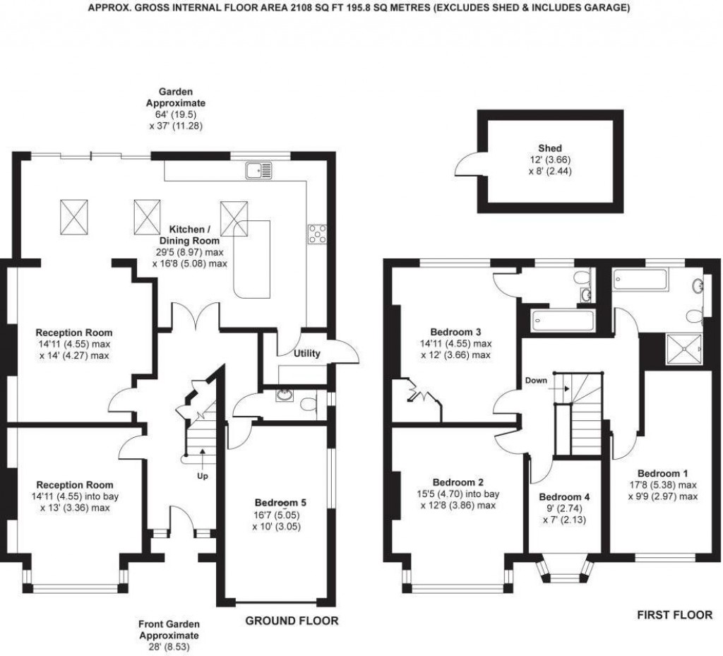 Floorplans For Gates Green Road, West Wickham