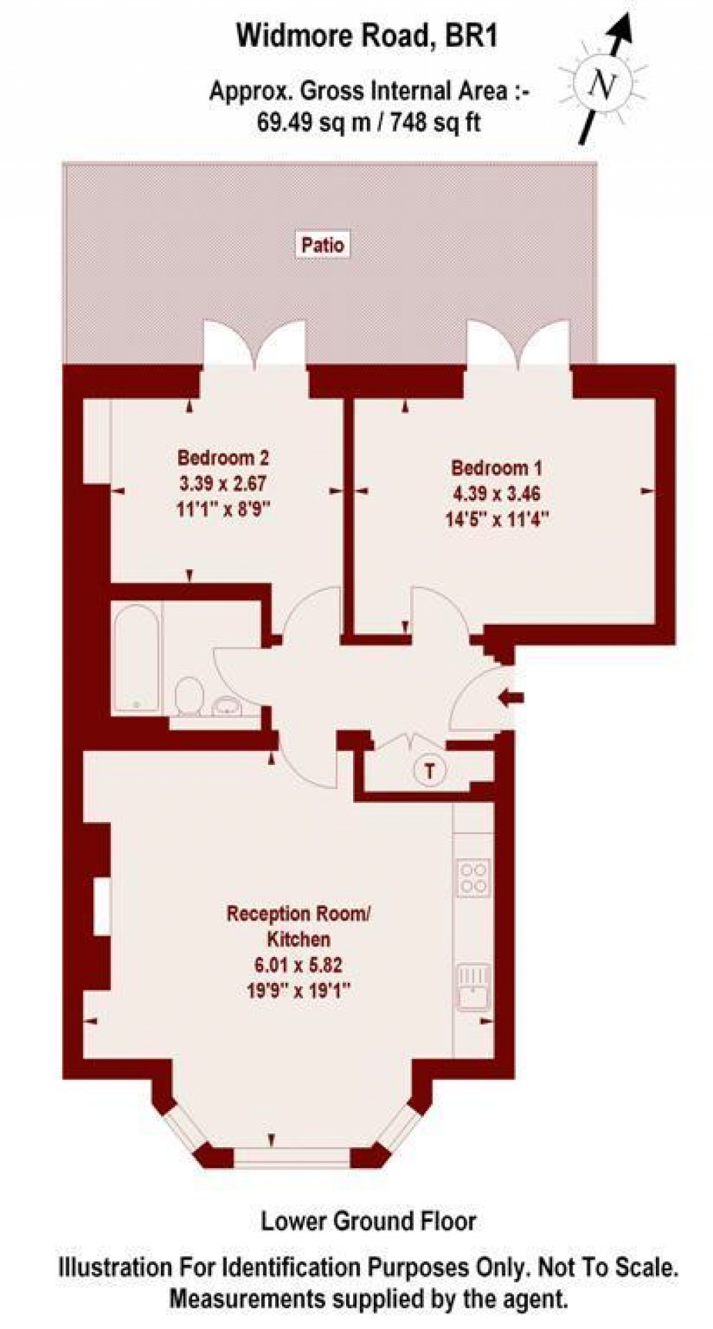 Floorplans For Widmore Road, 117 Widmore Road, Bromley