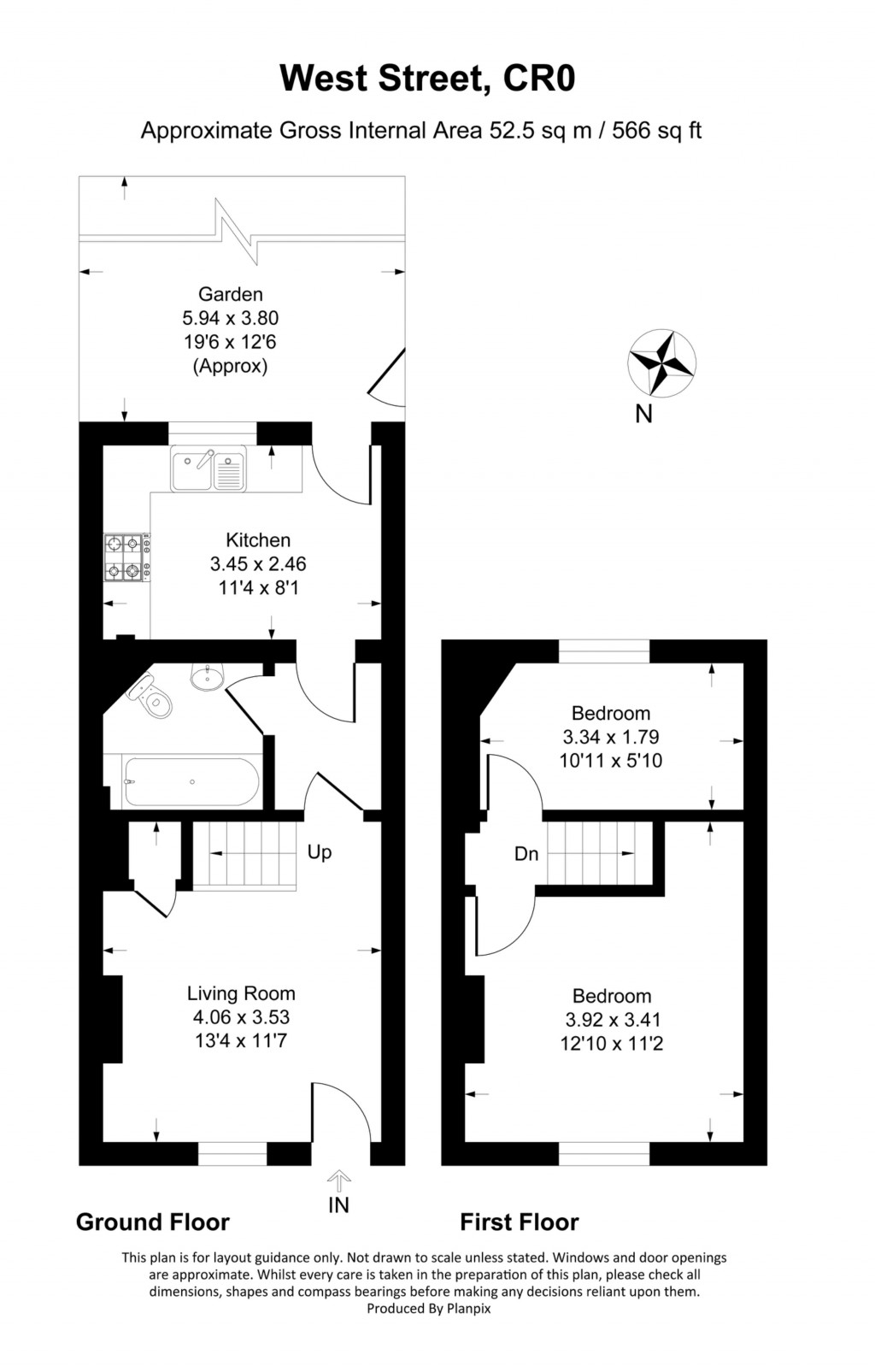 Floorplans For West Street, Croydon