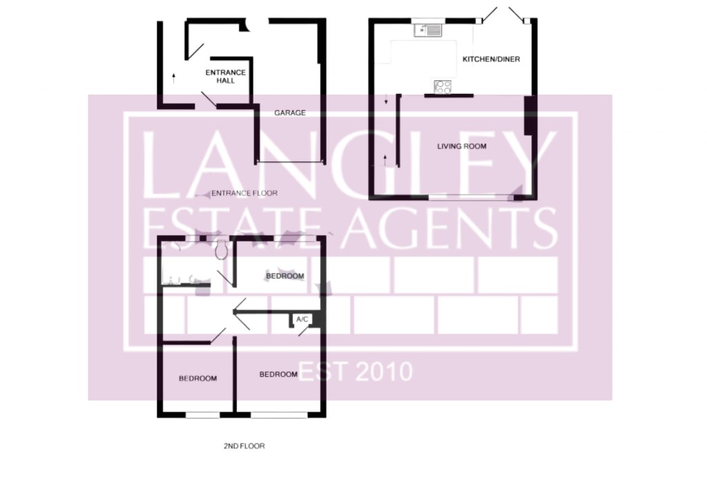 Floorplans For Melody Road, Biggin Hill, Westerham