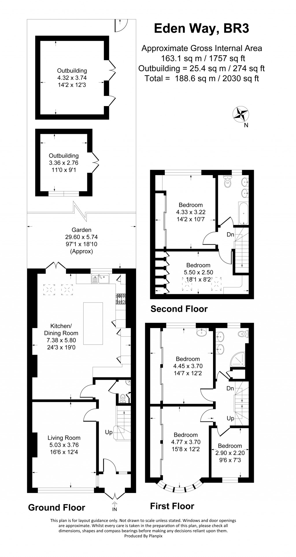 Floorplans For Eden Way, Beckenham