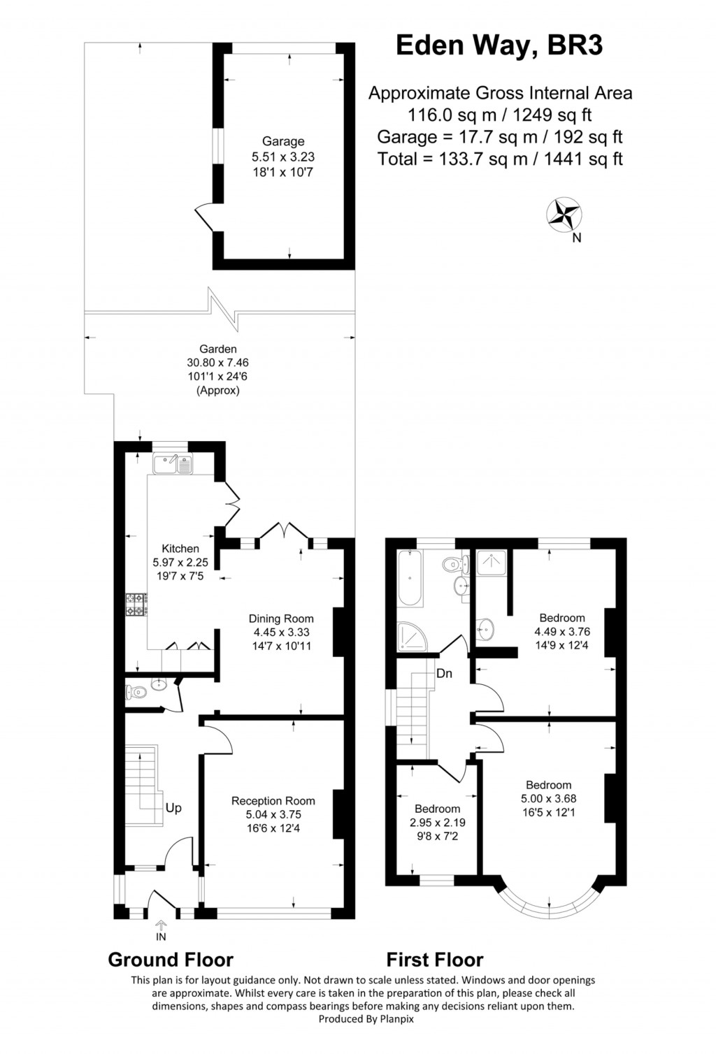 Floorplans For Eden Way, Beckenham